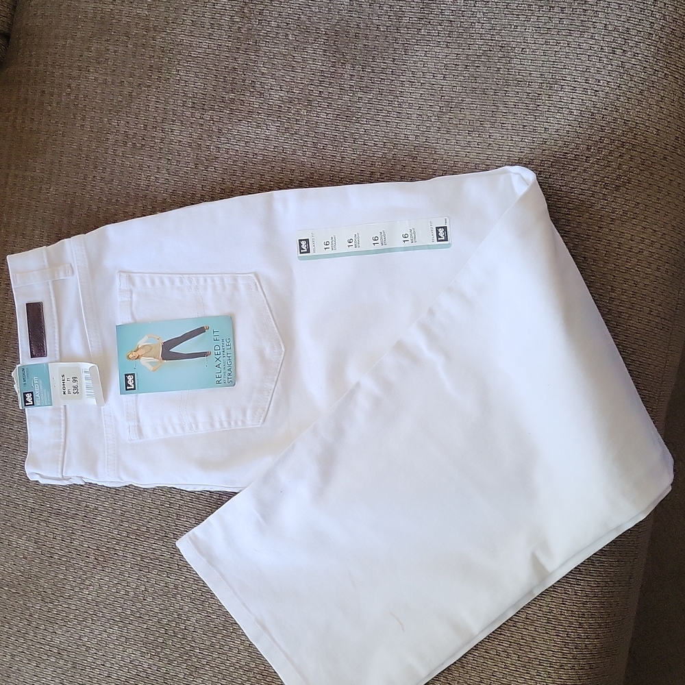Lee white jeans